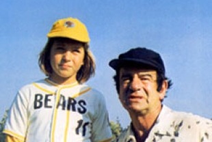 Tatum O'Neal as Amanda and Walter Matthau as Buttermaker