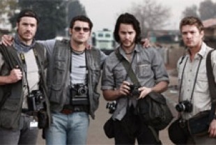 Frank Rautenbauch as Ken Oosebroek, Neels Van Jaarsveld as Joao Silva, Taylor Kitsch as Kevin Carter and Ryan Phillippe as Greg Marinovich