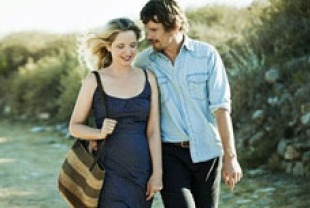 Julie Delpy as Celine and Ethan Hawke as Jesse