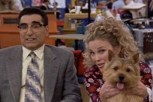 Eugene Levy and Catherine O'Hara as Gerry and Cookie Fleck