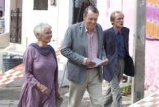 Judi Dench as Evelyn, Tom Wilkinson as Graham, and Bill Nighy as Douglas