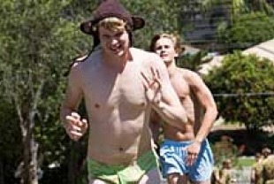 Luke Ford as Charlie and Rhys Wakefield as Thomas