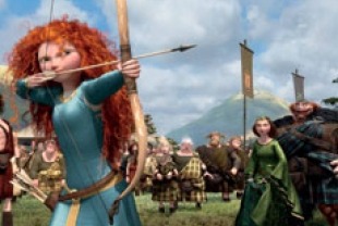 Merida voiced by Kelly Macdonald