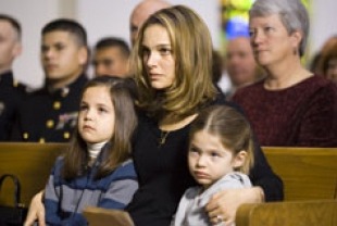 Bailee Madison as Isabelle, Natalie Portman as Grace, and Taylor Geare as Maggie