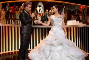 Stanley Tuchi as  and Jennifer Lawrence as Katniss