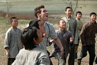 Playing basketball with the orphans