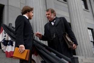James McAvoy as Fredrick Aiken and Tom Wilkinson as Reverdy Johnson