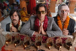Jason Schwartzman as Jack, Adrien Brody as Peter, and Owen Wilson as Francis