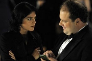 Selma Blair as Miranda and Jordan Gelber as Abe