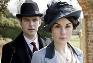 Dan Stevens as Matthew and Michelle Dockery as Lady Mary