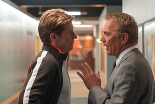 Denis Leary as Coach Penn and Kevin Costner as Sonny Weaver Jr.
