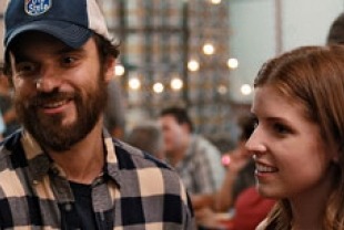 Jake M. Johnson as Luke and Anna Kendrick as Jill
