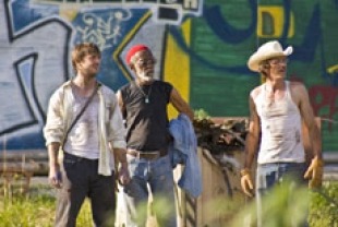 Chris Bacjand as Chris, Sam Greenlee as El-Trac and John Hawkes as Stan Herd