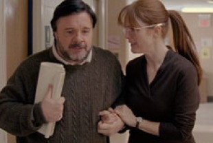 Nathan Lane as Carl and Julianne Moore as Linda