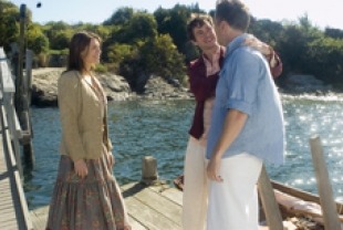 Claire Danes as Ann, Hugh Dancy as Buddy, and Patrick Wilson as Harris
