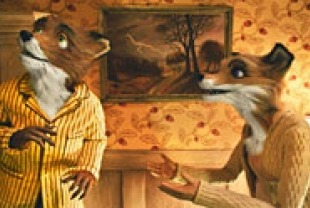 George Clooney as Mr. Fox and Meryl Streep as Mrs. Fox
