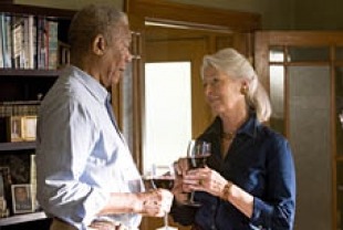 Morgan Freeman as Harry and Jane Alexander as his wife