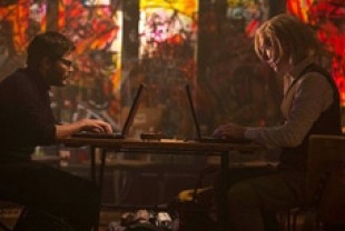 Daniel Bruhl as Daniel and Benedict Cumberbatch as Julian