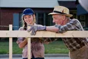 Madeline Carroll as Juli and John Mahoney as Chet Duncan