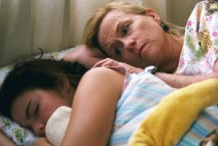 Perla Haney-Jardine as Lauduree and Amy Madigan as Greta