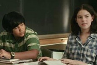 Anubhav Jain as Neel and Perla Haney-Jardine as Lauduree 