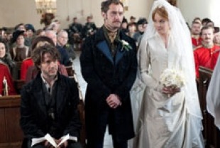 Robert Downey Jr. as Holmes, Jude Law as Watson, and Kelly Reilly as Mary