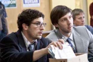 Jason Biggs as Phil and Joel David Moore as Grant