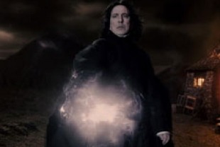 Alan Rickman as Severus Snape