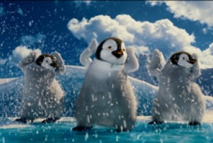 Dancing baby peguins