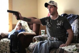 Nathan with gun