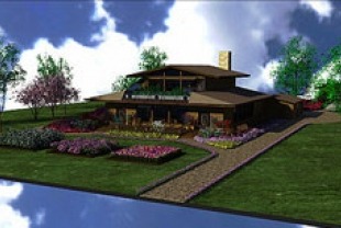 A rendering of Herman's dream home