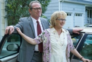 Tommy Lee Jones as Arnold and Meryl Streep as Kay