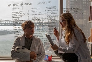 Michael Pitt as Ian and Brit Marling as Karen