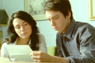 Melissa Desormeaux as Jeanne and Maxim Gaudette as Simon 