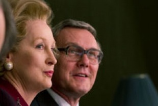 Meryl Streep as Margaret Thatcher and Anthony Head as Geoffrey Howe 