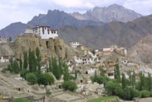 Hillside village
