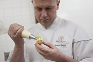 Chef Jacquy Pfeiffer at the Chicago French Pastry School