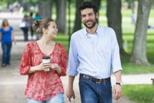 Elizabeth Olsen as Zippy and Josh Radnor as Jesse