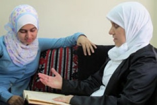 Enas Al-Khaldi and Houda al-Habashy