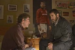 Steve Evets as Eric Bishop and Eric Cantona as himself