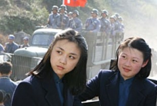 Tang Wei (left) as Wong Chia Chi in her student days