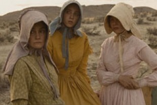 Michele Williams as Emily, Zoe Kazan  as Millie Gately and Shirley Henderson  as Glory White 