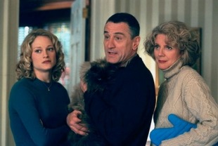 Teri Polo as Pam, Robert DeNiro as Jack, and Blythe Danner as Dina