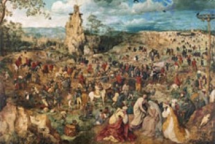 The Procession to Calvary by Pieter Bruegel