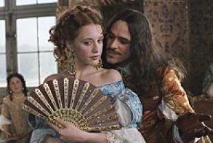 Ludivine Sagnier as Celimene and Romain Duris as Moliere