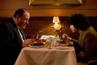 James Gandolfini as Pat and John Magaro as Douglas