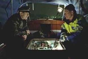 Bard Owe as Odd Horten and Bjorn Floberg as Flo