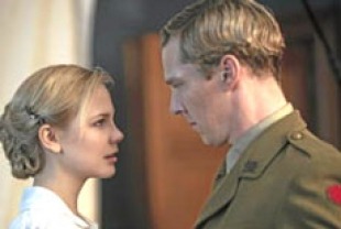 Adelaide Clemens as Valentine and Benedict Cumberbatch as Christopher