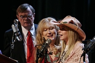 Garrison Keilor, Meryl Streep, and Lindsay Lohan