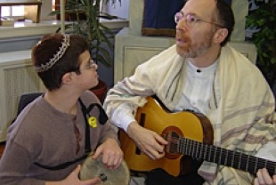 Lior with his friend Shawn=